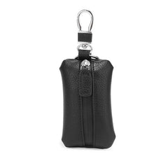 Leather Key Wallets Waterproof Zipper Men Car Key Holder