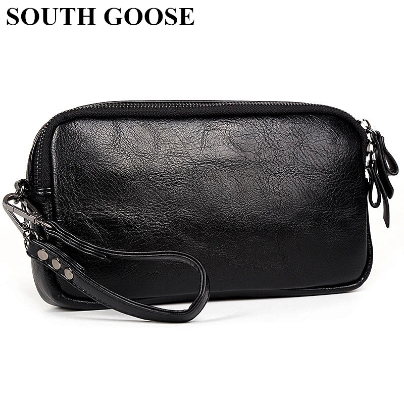 Men Wallets Classic PU Leather Long Purse Male Business Large Capacity Clutch Ha