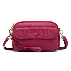 Leather Women Shoulder Bag Messenger Bag High Female Small Flap Bag