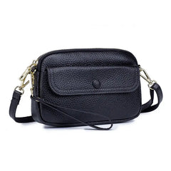 Leather Women Shoulder Bag Messenger Bag High Female Small Flap Bag