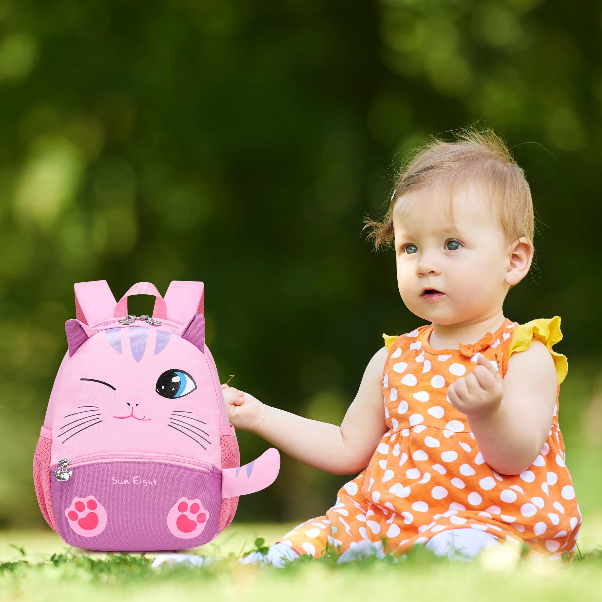 Girls School Backpack for 3-8 Year Old Kids
