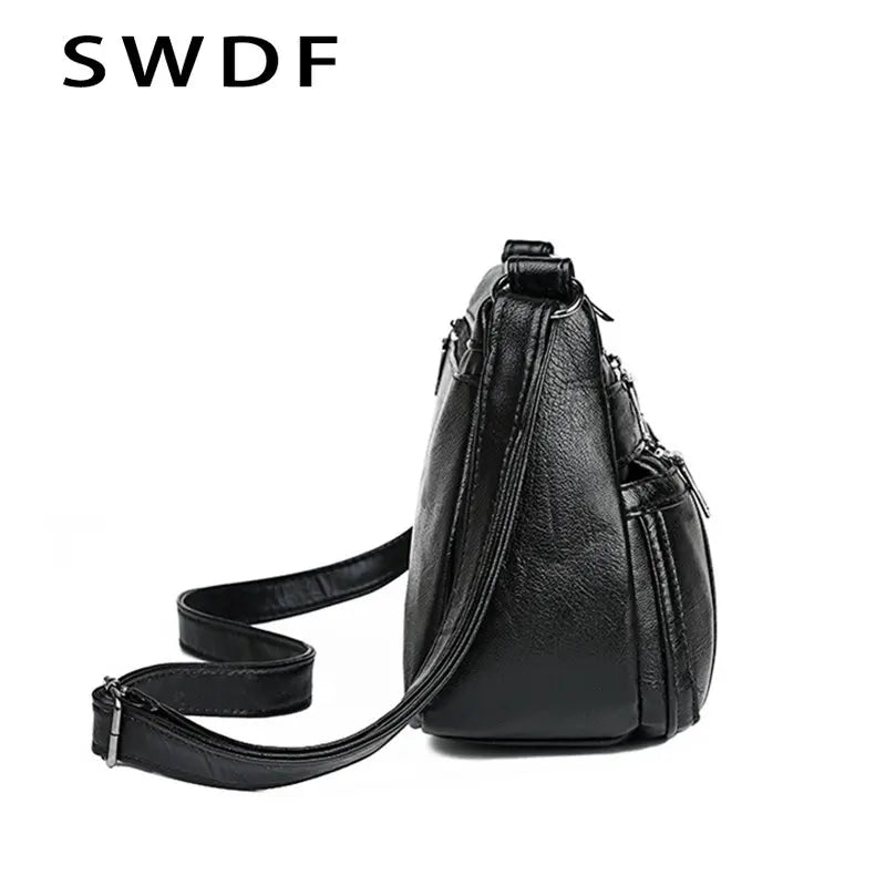 Women Messenger Bag Crossbody Shoulder Handbag Flap Purse