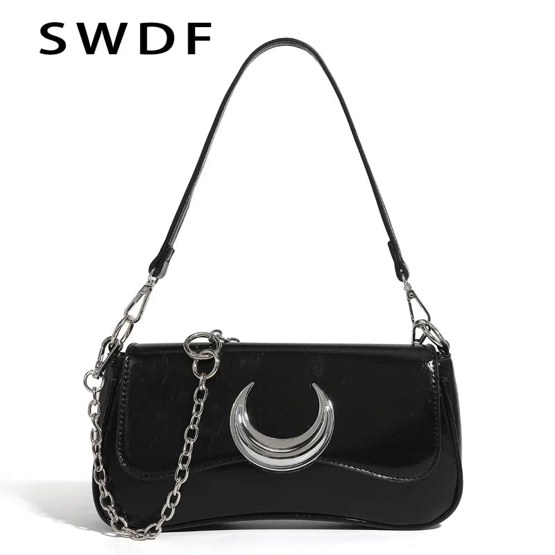Chian Leather Shoulder Bags for Women Side Bag Crossbody Handbags and Purses