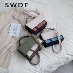 Leather Crossbody Bag for Women - Travel Handbag Shoulder Messenger
