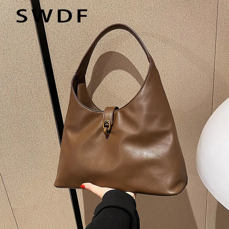 Fashionable One Shoulder Bag Pure Leather Ladies Bag