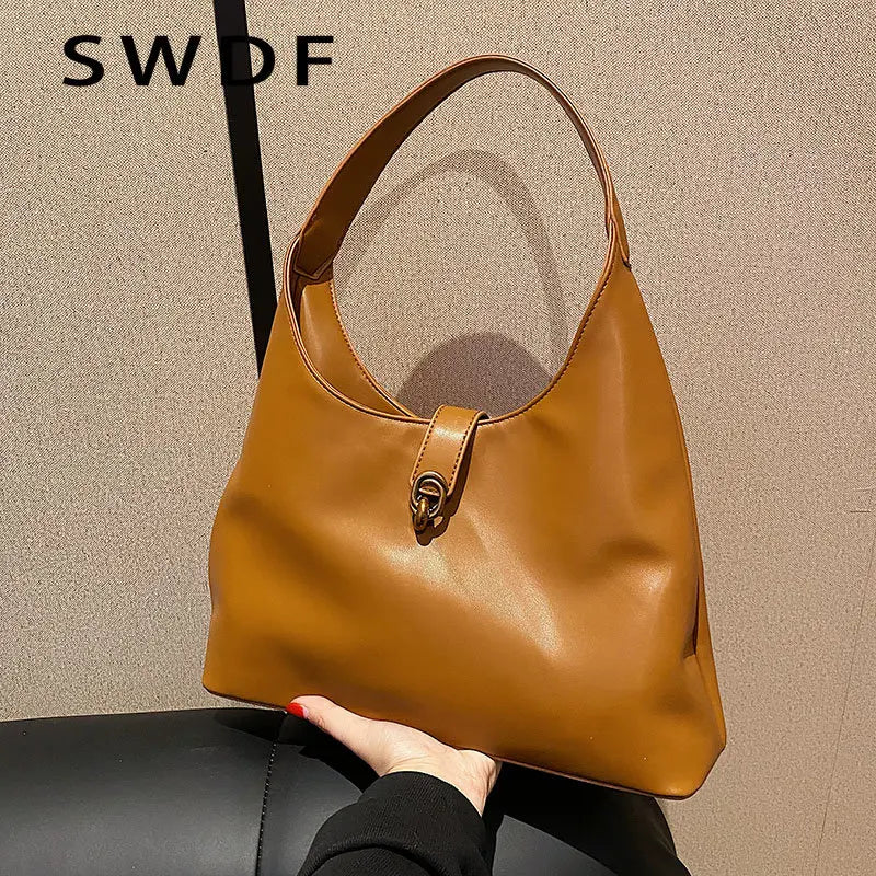 Fashionable One Shoulder Bag Pure Leather Ladies Bag