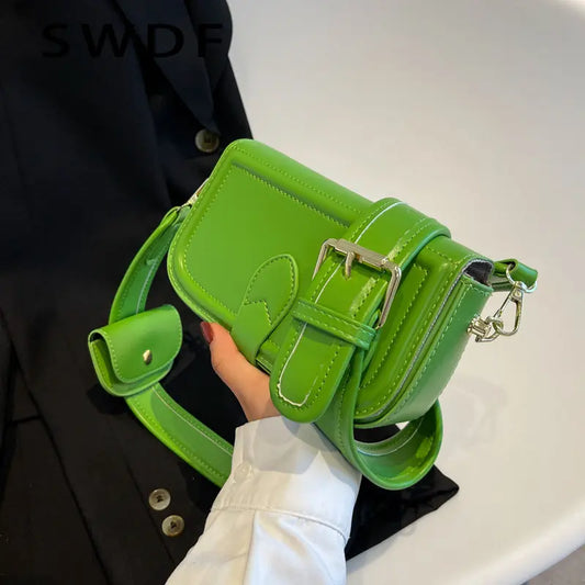Small Woven Crossbody Shoulder Bag for Women