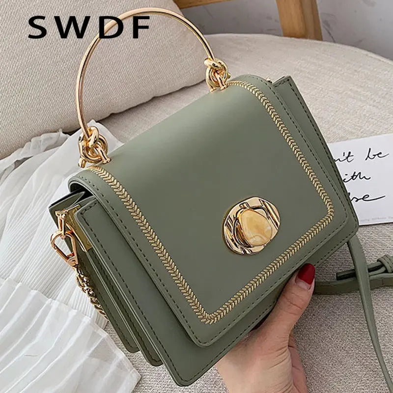 Women's PU Leather Crossbody Bag Summer Shoulder Handbag
