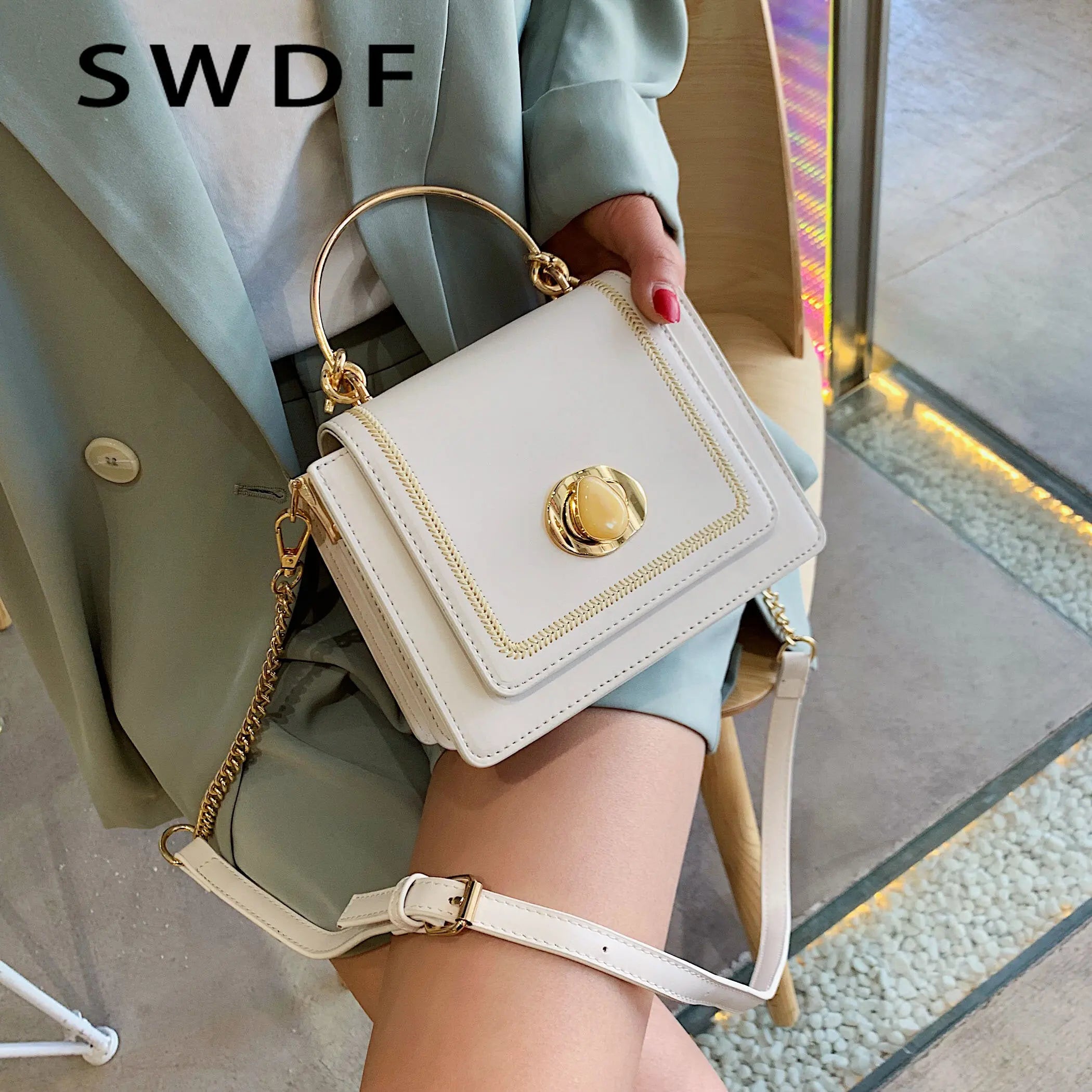 Women's PU Leather Crossbody Bag Summer Shoulder Handbag