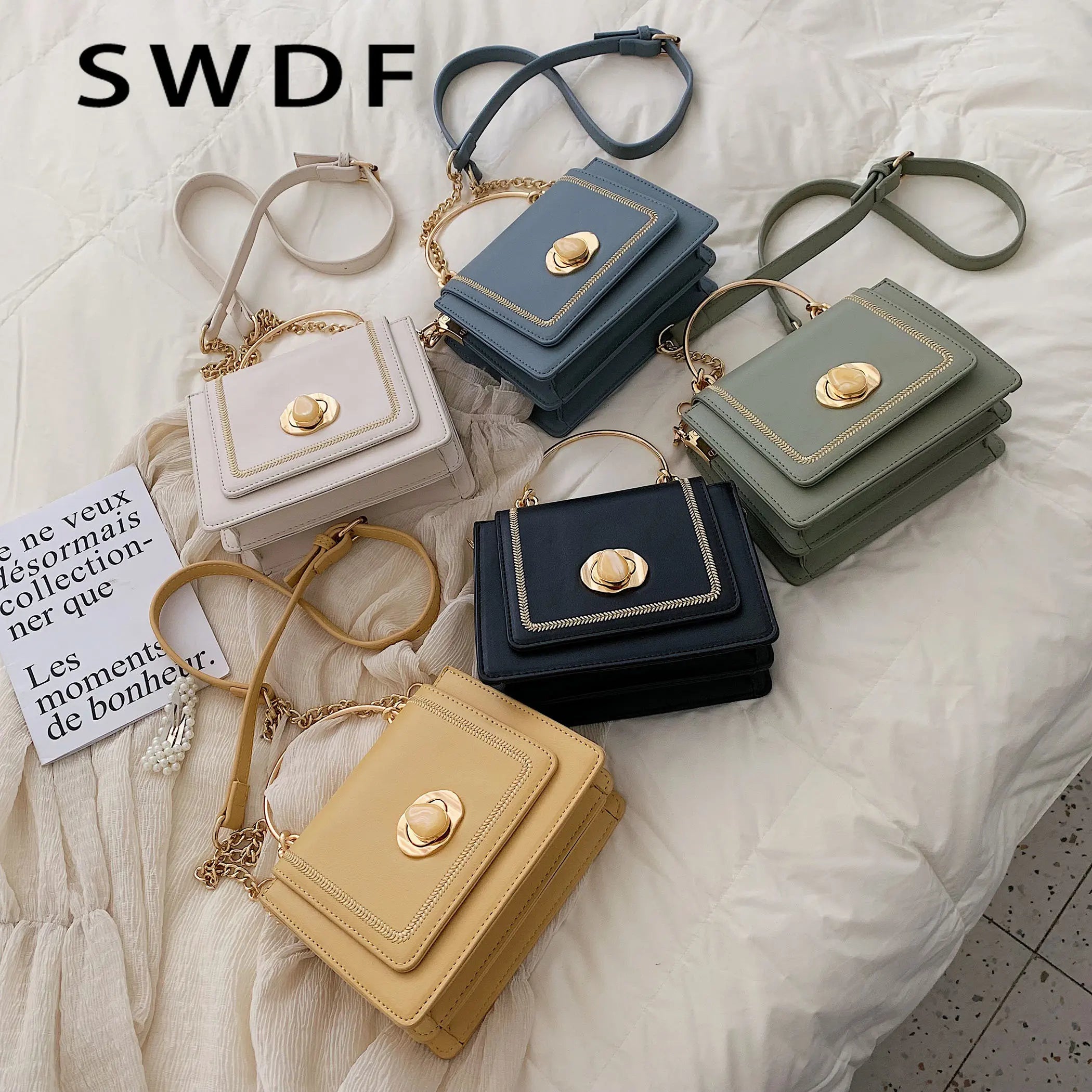 Women's PU Leather Crossbody Bag Summer Shoulder Handbag