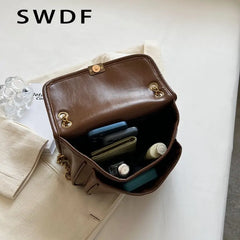 Oilskin Women's Shoulder Bag Chain Bag Messenger Bag