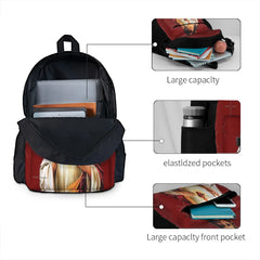 Sacred Heart Of Jesus Backpack Retro Male School Bag