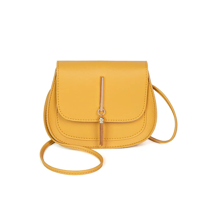 Small PU Leather Crossbody Shoulder Chest Bag for Women