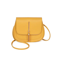 Small PU Leather Crossbody Shoulder Chest Bag for Women