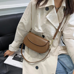 Small Crossbody Shoulder Bag for Women Pu Leather Handbag