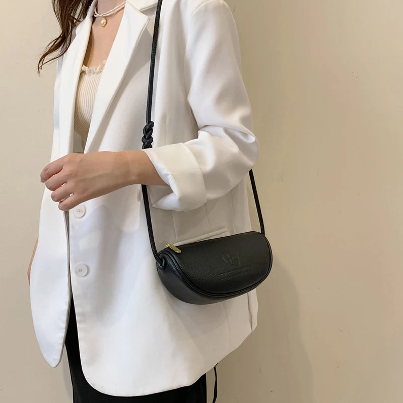 Women's Cowhide Leather Shoulder Bag Handbag