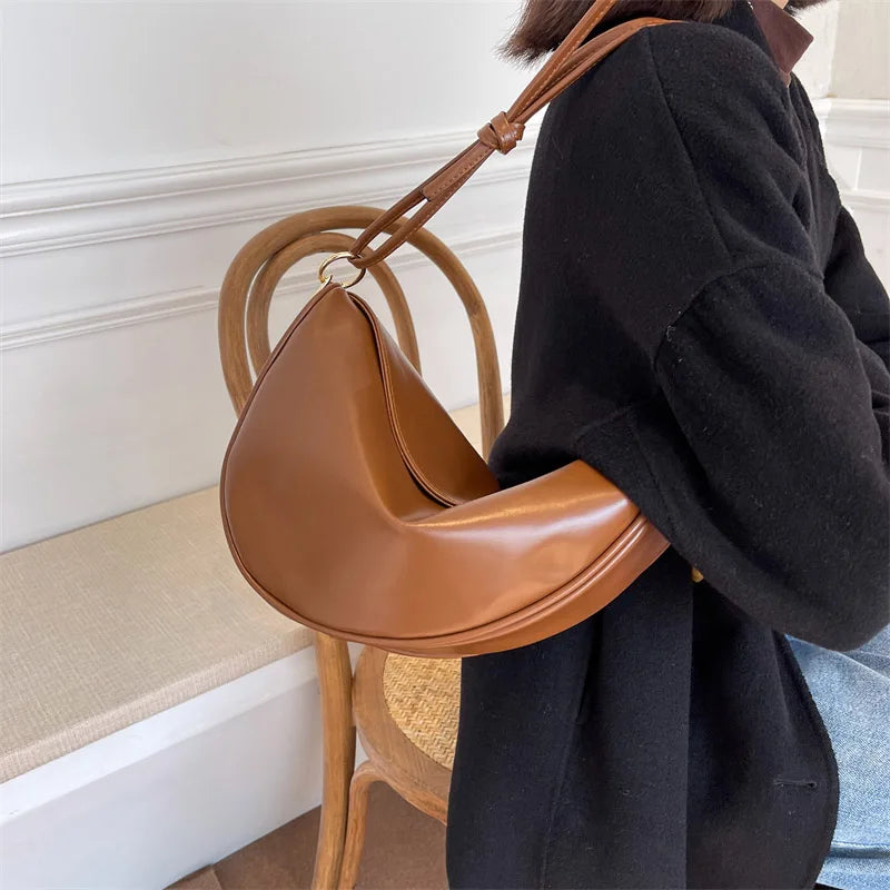 Large Leather Crossbody Bag for Women