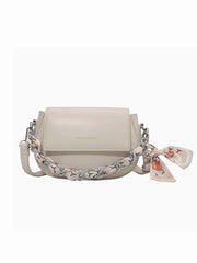 Saddle Shoulder Bag Women Top Handle Solid Crossbody Handbag