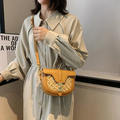 Small Vintage Leather Shoulder Bag Crossbody Bag