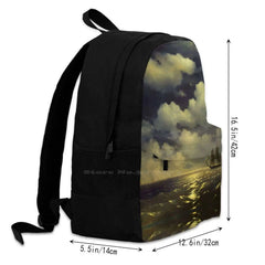 Moonlit Sea Laptop Backpack by Aivazovsky