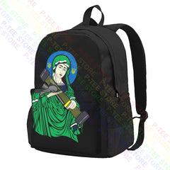 Saint Javelin Large Capacity Backpack Bookbag Beach Bag