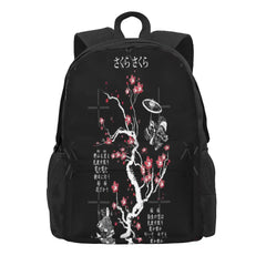 Sakura Sakura Backpack for Men and Women with Zipper