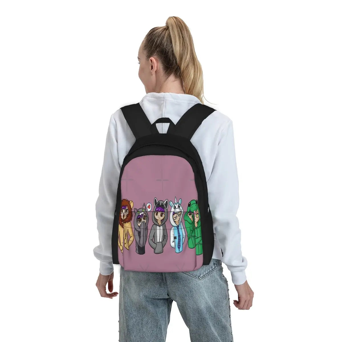 Sanders Sides Onesies - Core 4 Deceit Backpacks Men's Backpacks Bags