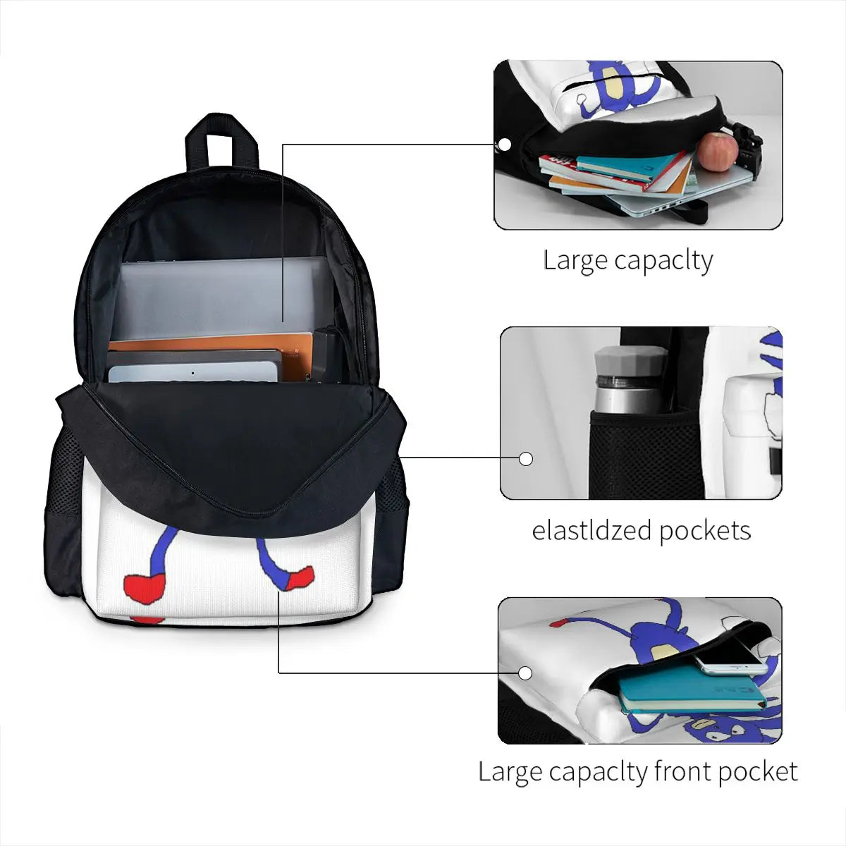 Sanic Backpacks Men's Backpacks Bags For Women Man Bag Your Backpacks