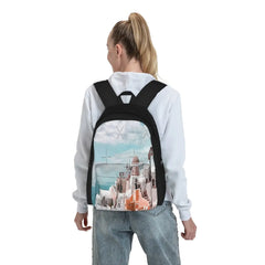 Santorini Oia Greece Backpacks Men's Backpacks Bags