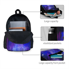 Sapphire Sky Backpacks Men's & Women's Kpop Bags With Zipper
