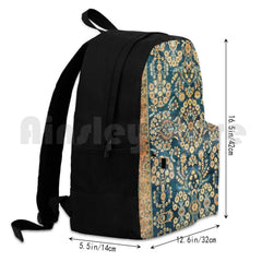 Sarouk Antique Persian Rug Print Outdoor Backpack