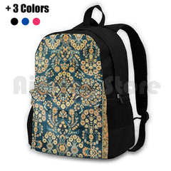 Sarouk Antique Persian Rug Print Outdoor Backpack