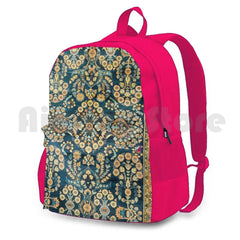 Sarouk Antique Persian Rug Print Outdoor Backpack