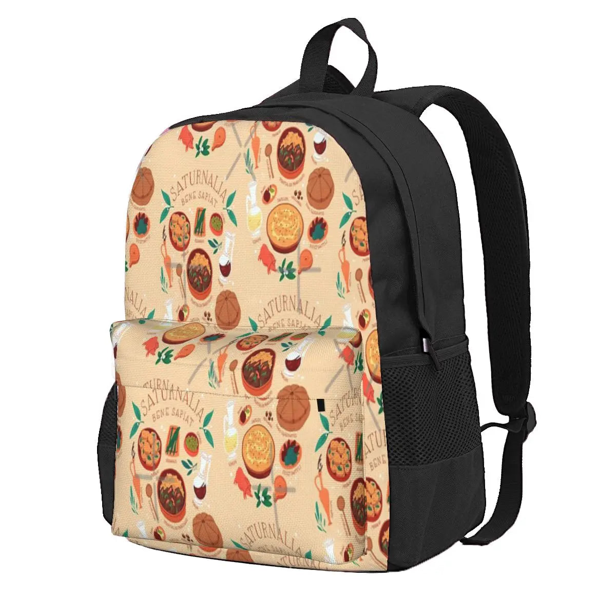 Saturnalia Feast Backpacks Women Men Eco Friendly Bag