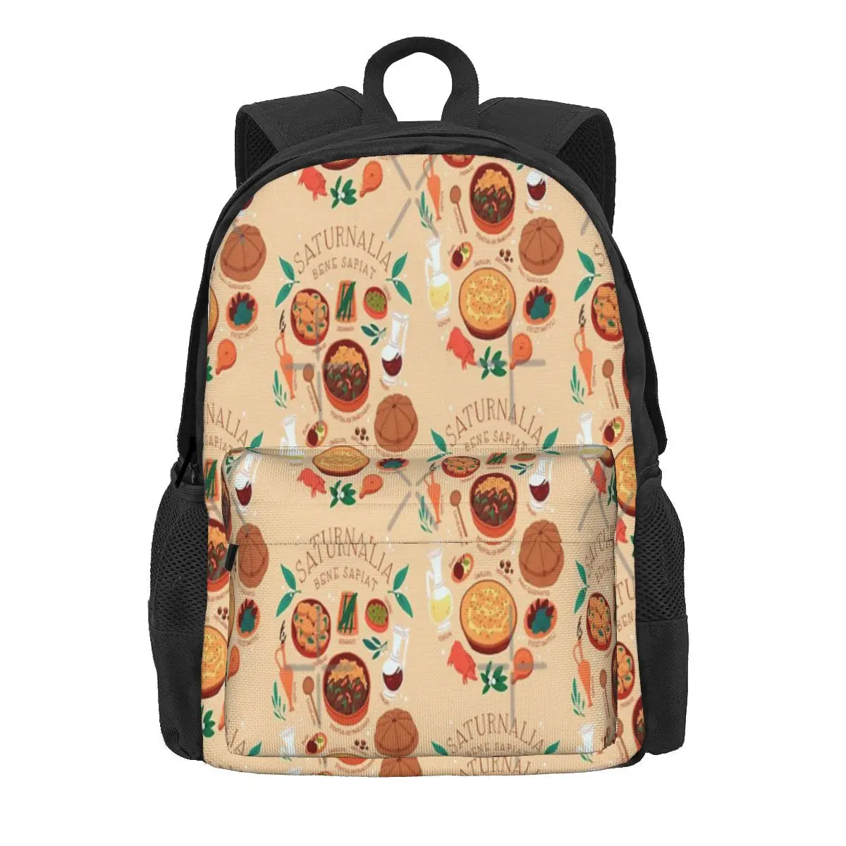 Saturnalia Feast Backpacks Women Men Eco Friendly Bag
