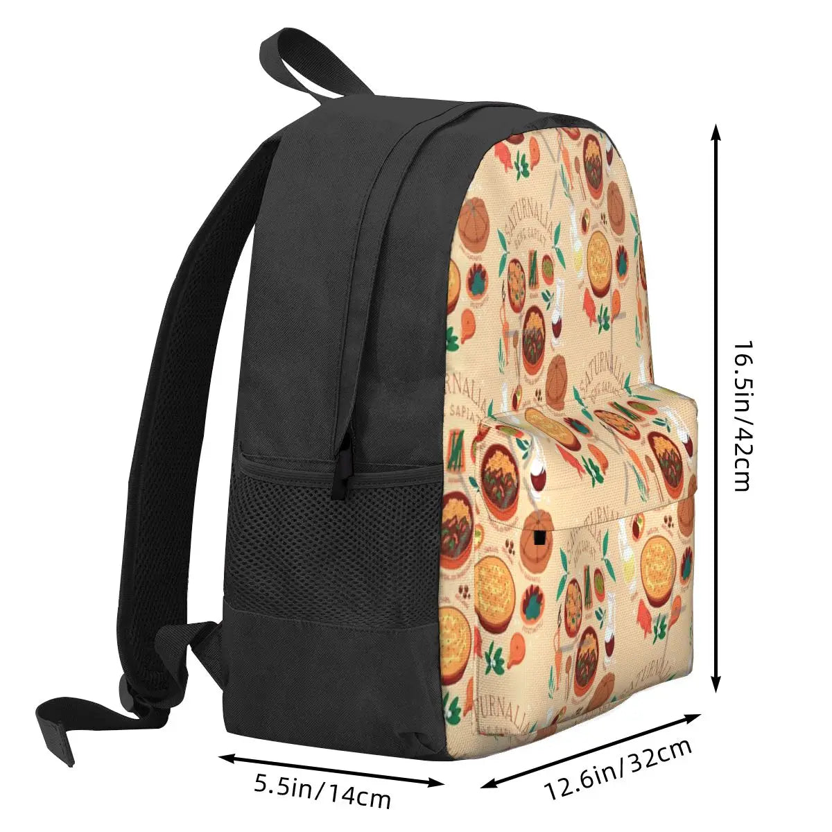 Saturnalia Feast Backpacks Women Men Eco Friendly Bag