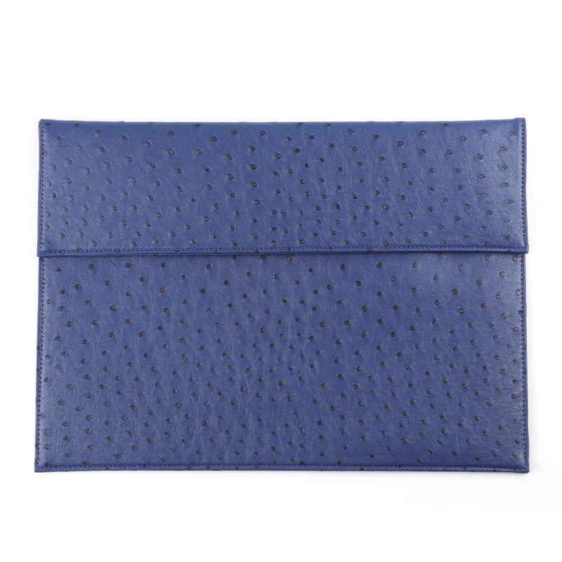 Women Leather Laptop Sleeve Pouch Bag for Ins Female Pouch Clutch