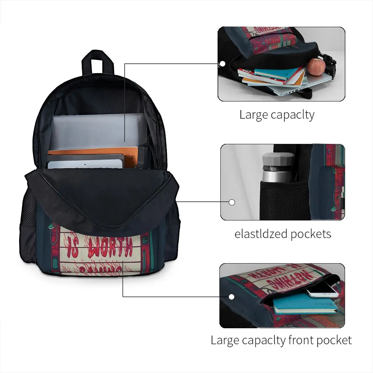 Stylish Unisex Backpack for Travel and Daily Use