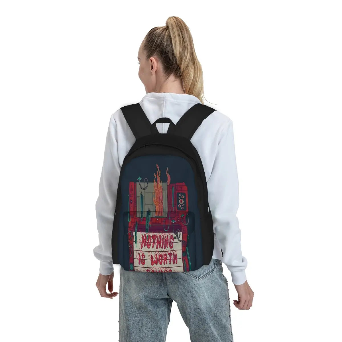 Stylish Unisex Backpack for Travel and Daily Use
