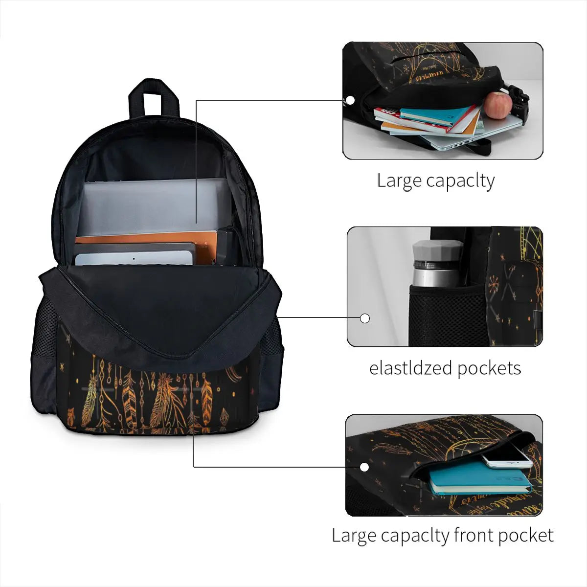 2 Backpacks for Men & Women, Rucksack & Girl Backpacks