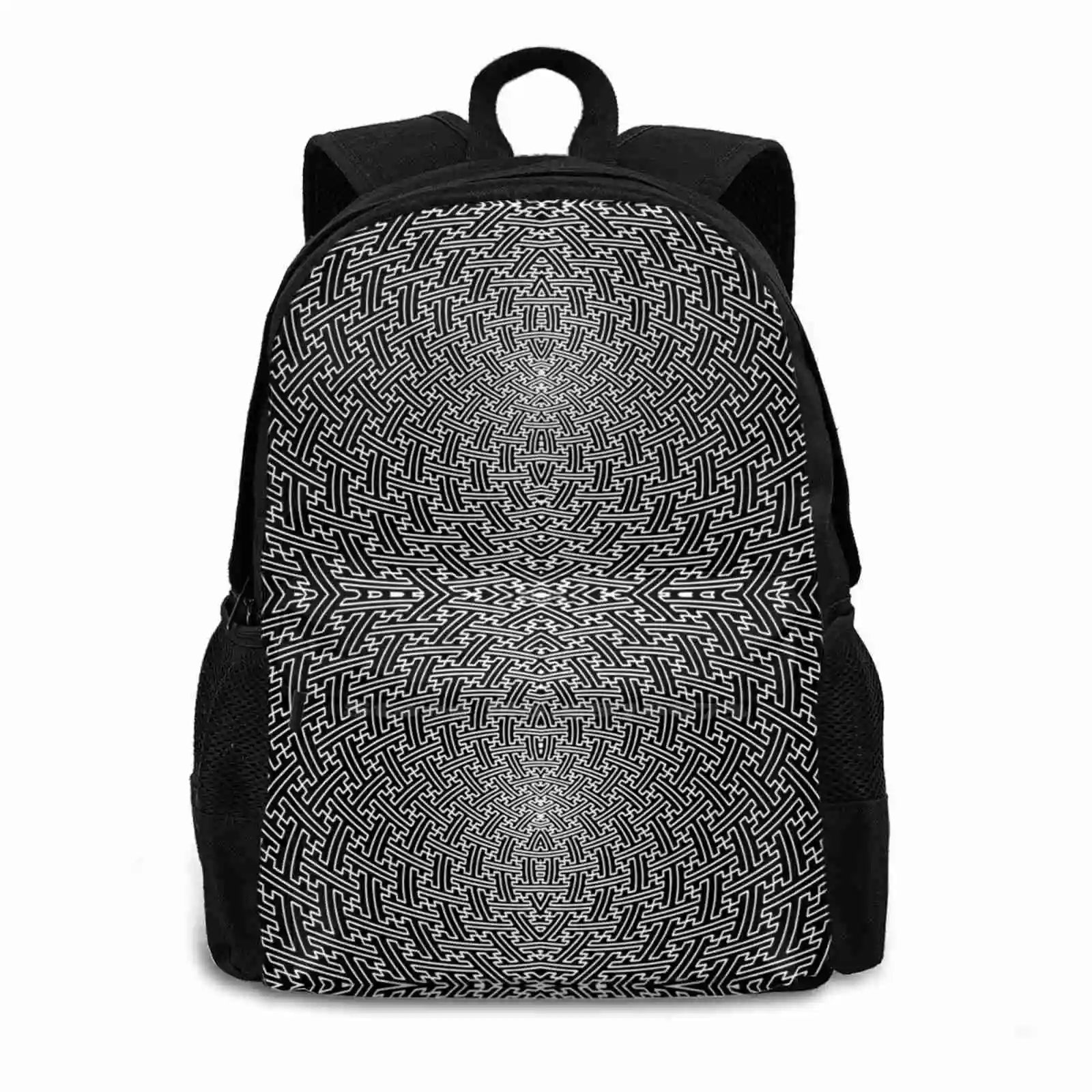 Sayagata Galaktika Laptop Bag - Traditional Geometric Pattern