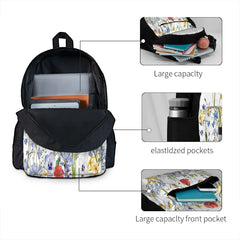 Scandinavian Wildflower Summer Meadow 2 Backpacks