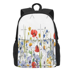 Scandinavian Wildflower Summer Meadow 2 Backpacks