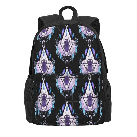 Scarab Queen Nikury Backpacks Men Women Zipper Man Backpack