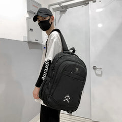 Durable Oxford Cloth School Backpack for Men