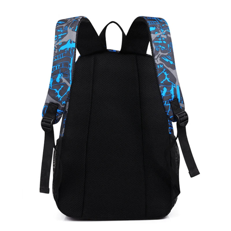 Luminous Zipper School Backpack for Teenagers