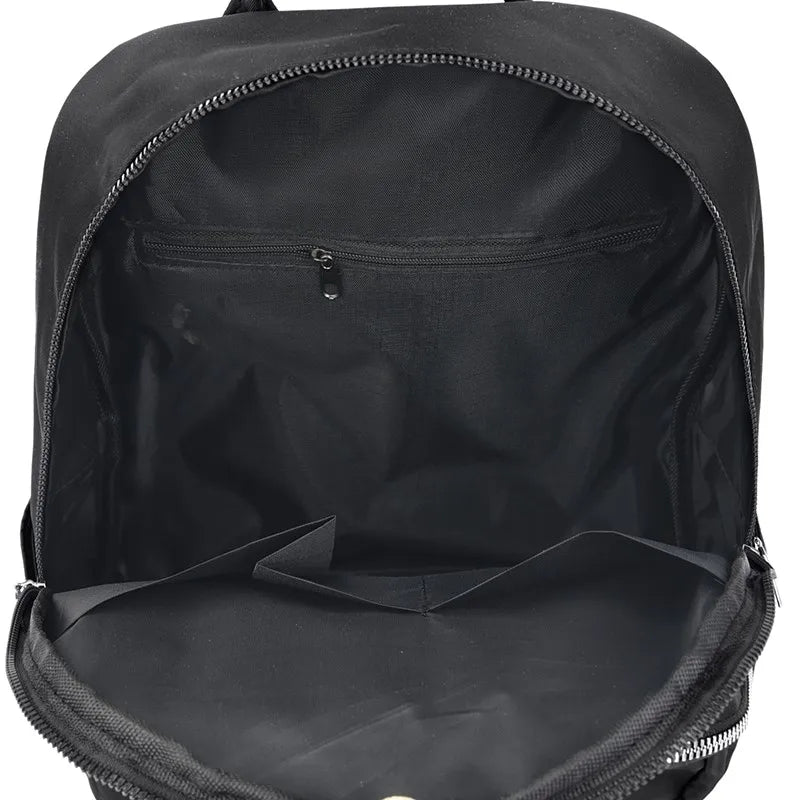 Teenage Girl School Backpack Nylon Waterproof Shoulder Bag Mochila Feminina