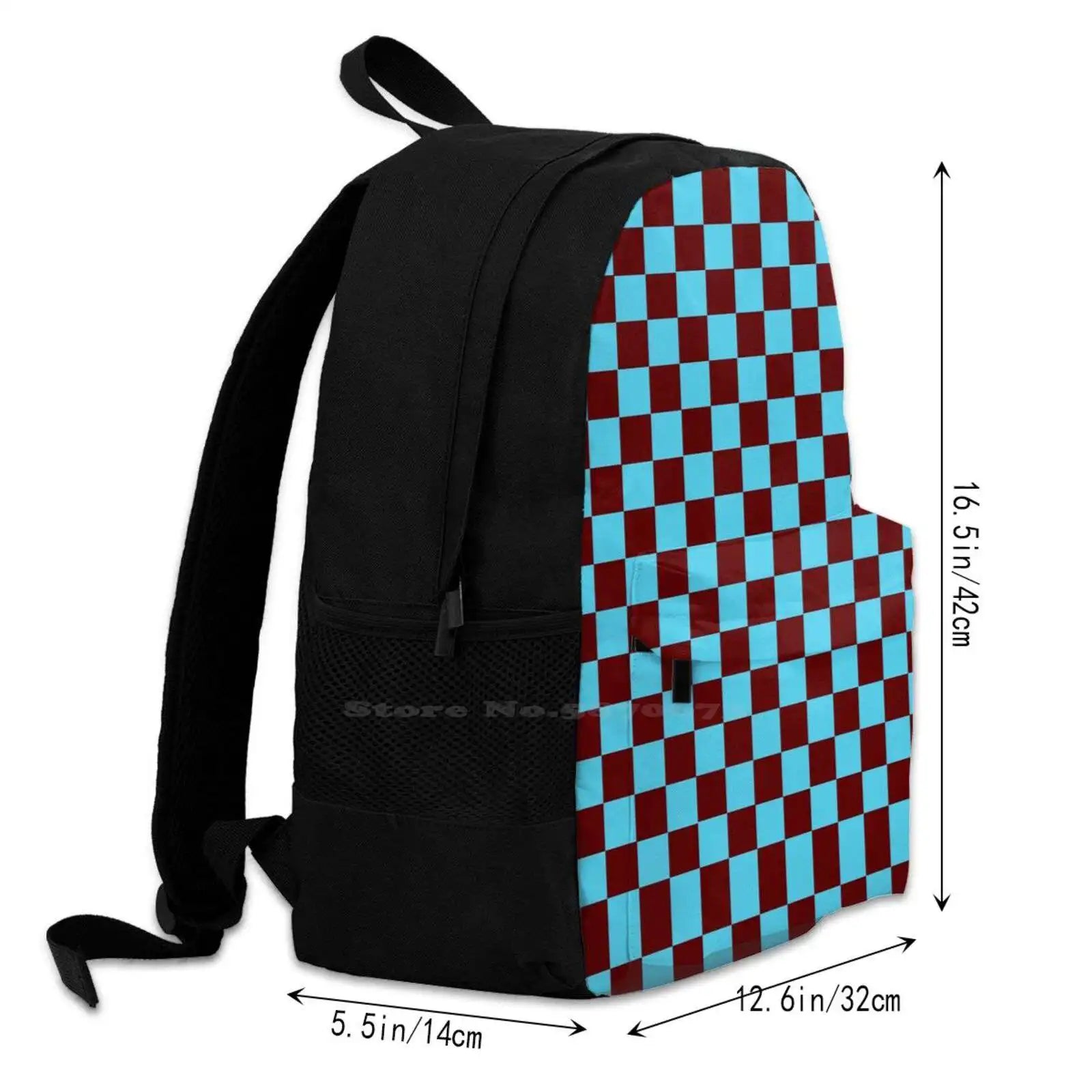 School Bag Big Capacity Backpack Laptop 15 Inch Avfc Claret
