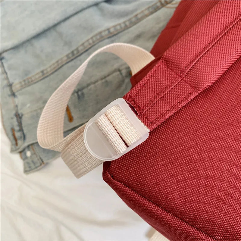 High-Capacity Student Backpack for Girls