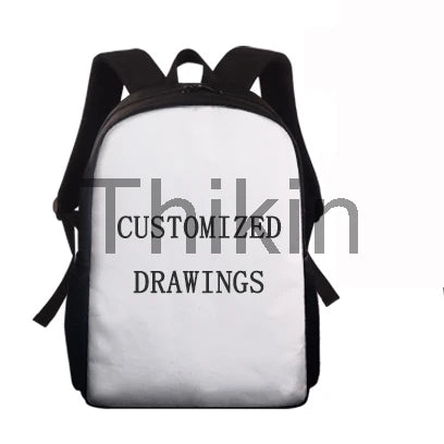 Cartoon Koala Print School Bag for Teenage Girls
